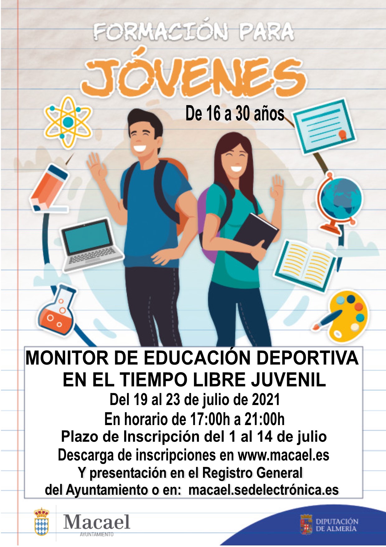 CURSO MONITOR EDUCACIÓN DEPORTIVA EN EL TIEMPO LIBRE JUVENIL